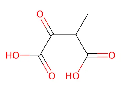 2-Methyl-3-oxobutanedioic acid structure