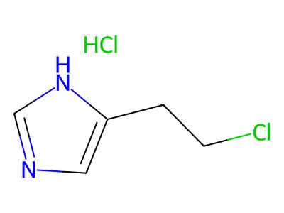 4-(2-chloroethyl)-1H-imidazole structure
