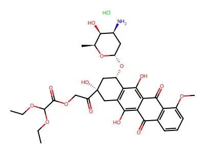 Detorubicin structure