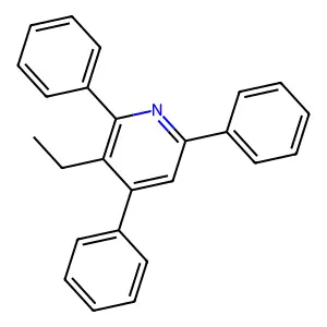 3-Ethyl-2,4,6-triphenylpyridine structure