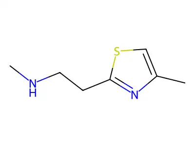 Methyl(2-(4-methyl-1,3-thiazol-2-yl)ethyl)amine structure