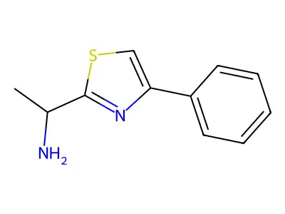 1-(4-Phenyl-1,3-thiazol-2-yl)ethan-1-amine structure