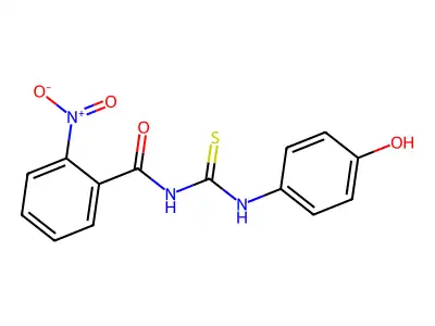 N-(2,3-dihydro-1H-indol-1-ylcarbonothioyl)benzamide structure