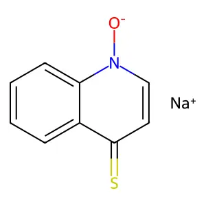 4-喹啉硫醇1-氧化物钠盐 structure