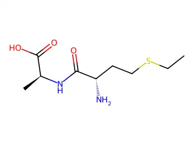 L-Alanine, N-(S-ethyl-L-homocysteinyl)- structure