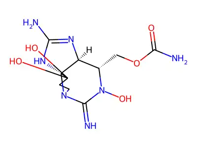 新石房蛤毒素 structure