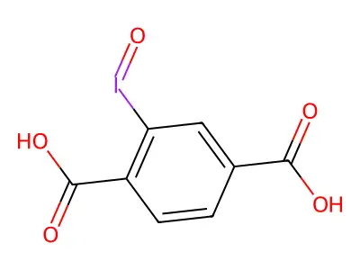 2-Iodosylbenzene-1,4-dicarboxylic acid structure