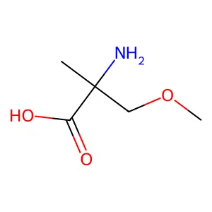 2-Amino-3-methoxy-2-methylpropanoic acid structure