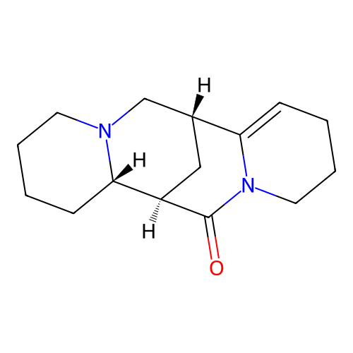 7alpha-5,6-Didehydrospartein-10-one structure