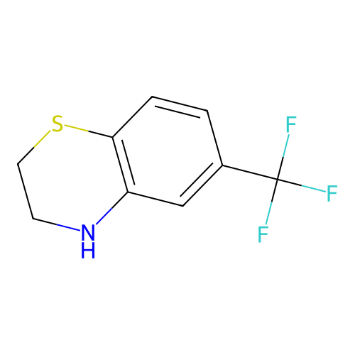 6-(trifluoromethyl)-3,4-dihydro-2H-1,4-benzothiazine structure