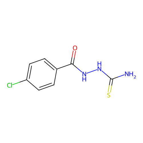 [(4-Chlorobenzoyl)amino]thiourea structure