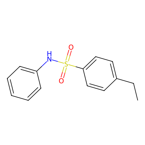 4-ethyl-N-phenylbenzenesulfonamide structure