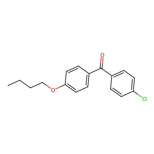 (4-Butoxyphenyl)-(4-chlorophenyl)methanone structure