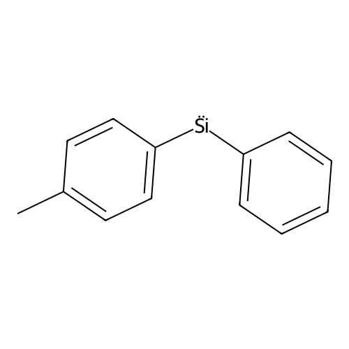 (4-Methylphenyl)-phenylsilicon structure