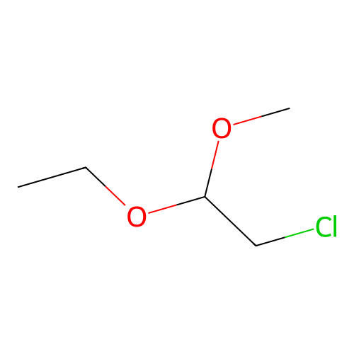1-Chloro-2-ethoxy-2-methoxyethane structure