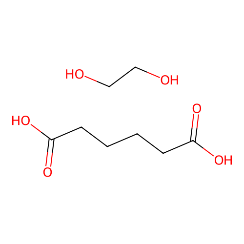 Hexanedioic acid, ester with 1,2-ethanediol structure