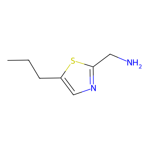 (5-Propyl-1,3-thiazol-2-yl)methanamine structure