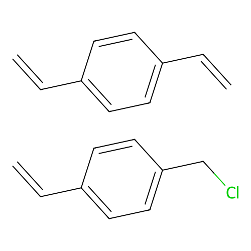 1-(Chloromethyl)-4-ethenylbenzene--1,4-diethenylbenzene (1/1) structure