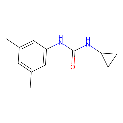 1-Cyclopropyl-3-(3,5-dimethylphenyl)urea structure