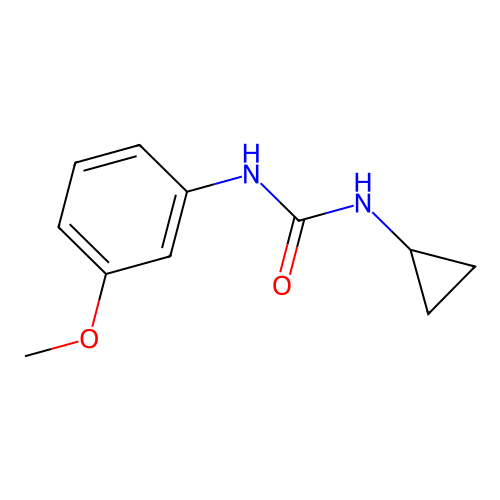 1-Cyclopropyl-3-(3-methoxyphenyl)urea structure