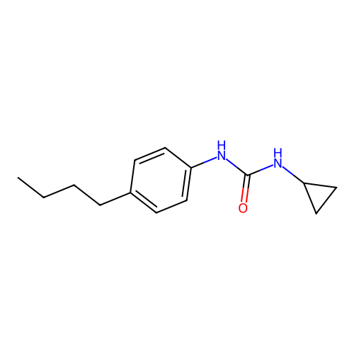 1-(4-Butylphenyl)-3-cyclopropylurea structure