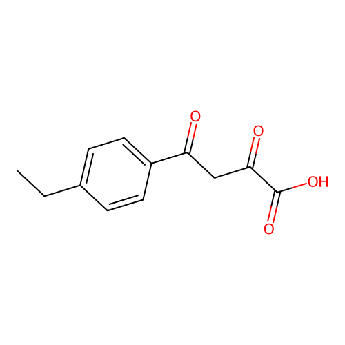 4-(4-Ethyl-phenyl)-2,4-dioxo-butyric acid structure