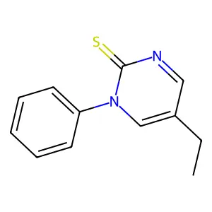 2(1H)-pyrimidinethione, 5-ethyl-1-phenyl- structure