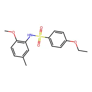 4-ethoxy-N-(2-methoxy-5-methylphenyl)benzenesulfonamide structure
