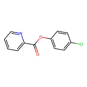 4-Chlorophenyl 2-pyridinecarboxylate structure