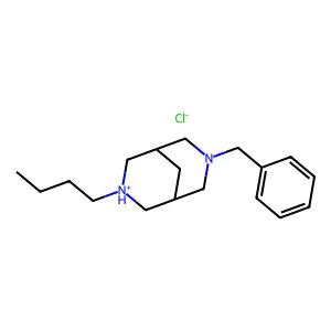 3,7-Diazabicyclo(3.3.1)nonane, 3-benzyl-7-butyl-, hydrochloride structure