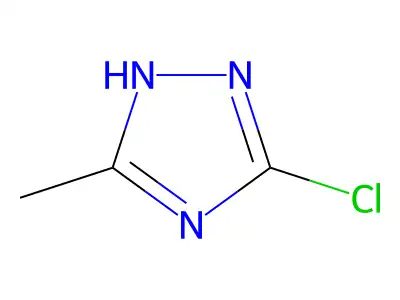 1H-1,2,4-Triazole, 3-chloro-5-methyl- structure