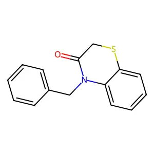 4-benzyl-2H-1,4-benzothiazin-3(4H)-one structure