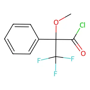 alpha-Methoxy-alpha-(trifluoromethyl)phenylacetyl chloride, (S)-(+)- structure