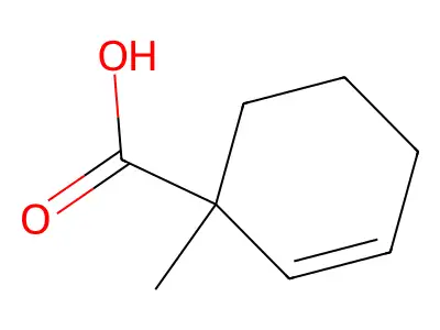 1-Methylcyclohex-2-ene-1-carboxylic acid structure