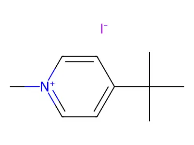 4-tert-Butyl-1-methylpyridin-1-ium iodide structure