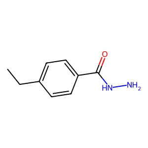 4-Ethylbenzoic acid hydrazide structure