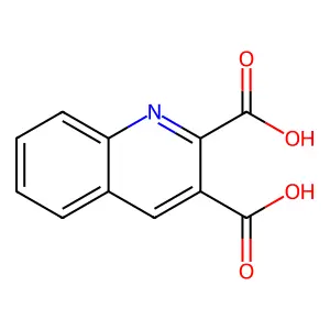 2,3-Quinolinedicarboxylic acid structure