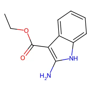 ethyl 2-amino-1H-indole-3-carboxylate structure