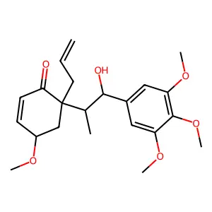 大叶玫樟酮 structure