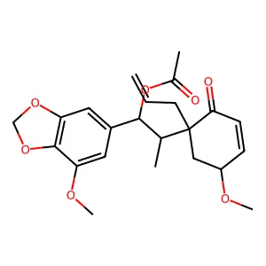 Megaphyllone acetate structure