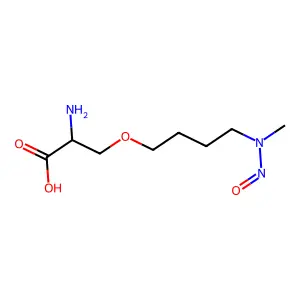 O-(4-Methylnitrosobutyl)-L-serine structure