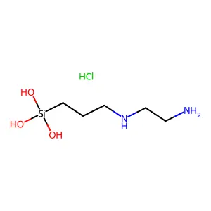 Silanetriol, 1-[3-[(2-aminoethyl)amino]propyl]-, hydrochloride (1:1) structure