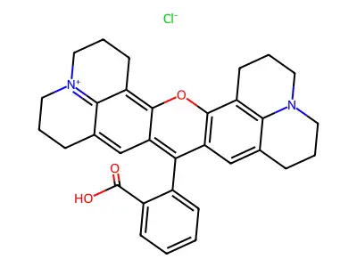 Rhodamine 101 inner salt structure