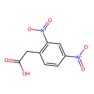 (2,4-二硝基苯基)乙酸 structure