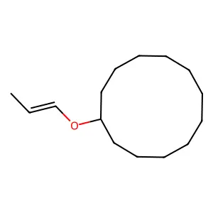 (1-Propenyloxy)cyclododecane structure