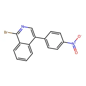 1-Bromo-4-(4-nitrophenyl)isoquinoline structure