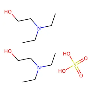 Ethanol, 2-(diethylamino)-, sulfate (2:1) structure