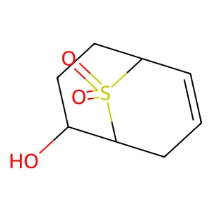 9-Thiabicyclo[3.3.1]non-6-en-2-ol 9,9-dioxide structure