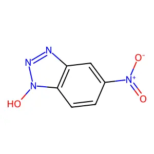 5-nitro-1H-1,2,3-benzotriazol-1-ol structure