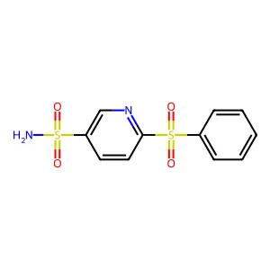 6-(Phenylsulfonyl)pyridine-3-sulfonamide structure